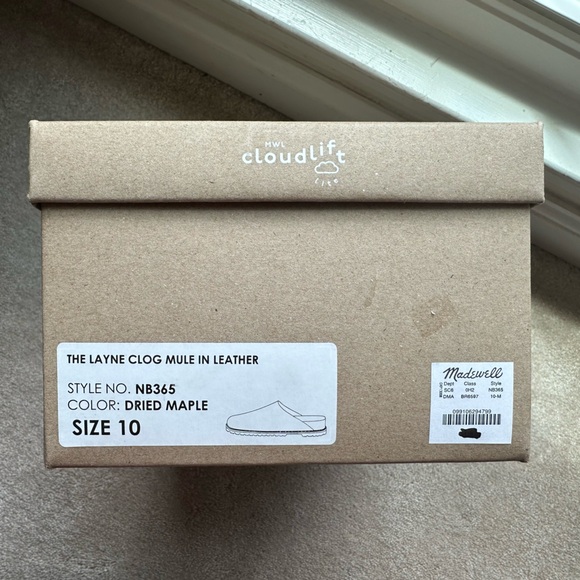 Madewell The Layne Clog Mule in Leather Size 10 - Picture 5 of 7